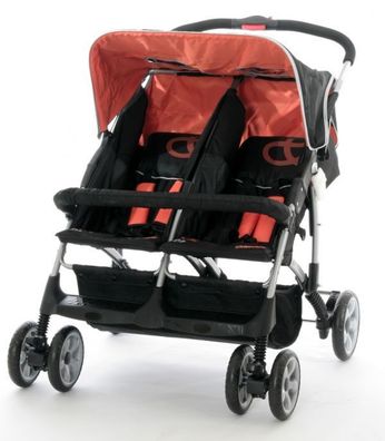 Osann Zwillingswagen Vegas Twin Duo LX Orange