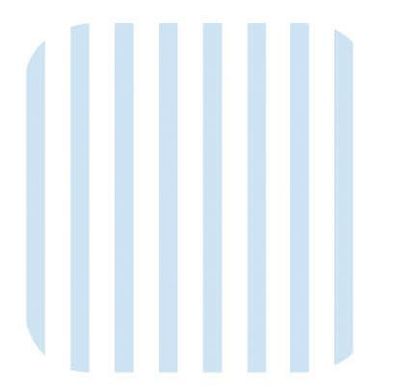 Julius Zöllner Wickelauflage Folie - Streifen blau 85x69 cm
