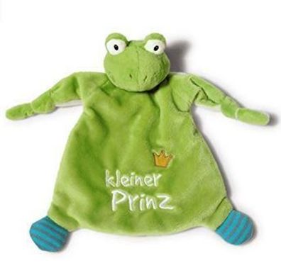 Nici Schmusetuch Frosch "kleiner Prinz" 25x25cm