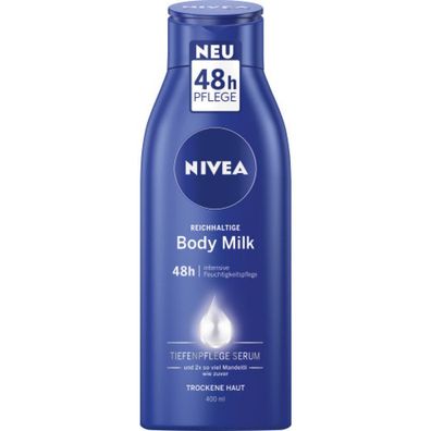27,45EUR/1l Nivea Reichhaltige Body Milk 400ml Flasche