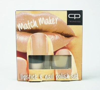 CP Trendies Match Maker Lipstick & Nail Polish Set Petalite