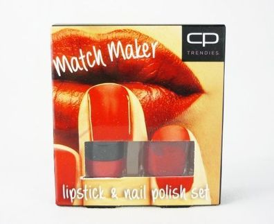 CP Trendies Match Maker Lipstick & Nail Polish Set Ruby
