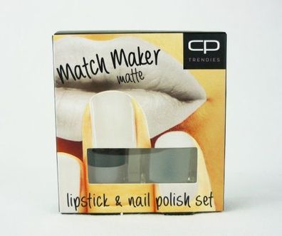 CP Trendies Match Maker matte Lipstick & Nail Polish Set Pearl Matte