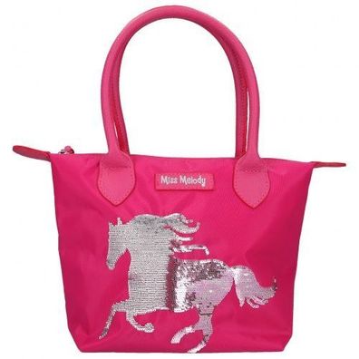 Depesche 10607 Pferd Miss Melody Handtasche Streich -Pailletten pink