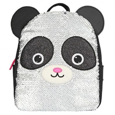 Depesche 10794 Snukis Rucksack Panda mit StreichPailletten