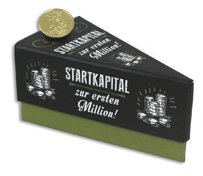 Geschenkschachtel Tortenst�ck - Startkapital zur ersten Million 1294