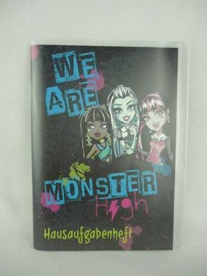 Hausaufgabenheft We are Monster High A5 Undercover