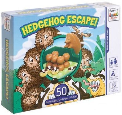 Hedgehog Escape heckenspringendes Fluchtpuzzle 1 Spieler Eureka 473543