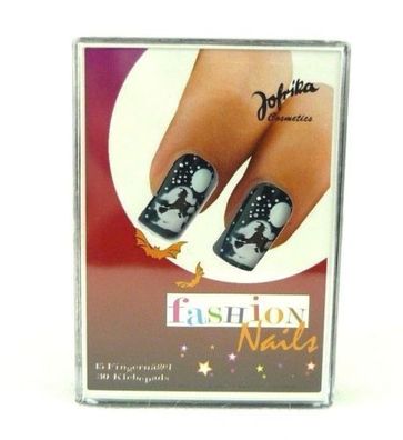 Jofrika 46503 Fashion Nails Hexe schwarz-weiá k�nstliche Fingern„gel