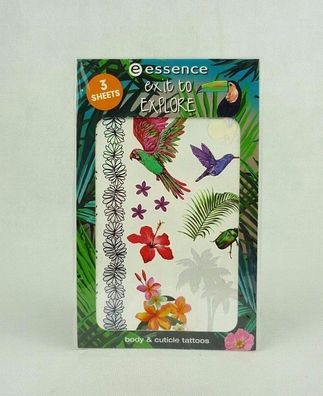essence Body & Cuticle Tattoos Exit to Explore 3 B”gen 01 Feel the Jungle Vibes