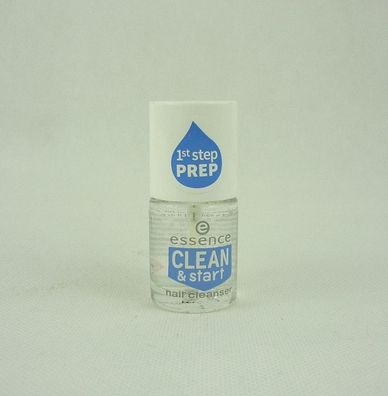 essence clean & start Nagelreiniger Nail Cleanser 1st step Prep