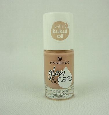 essence Glow & Care Luminous Nail Polish Nagellack 02 Go for glow