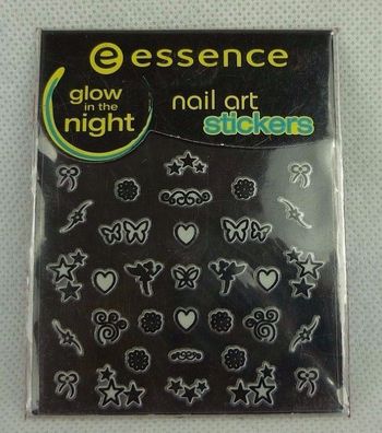 essence Glow in the Night Nail art Stickers selbstklebende Nagelsticker