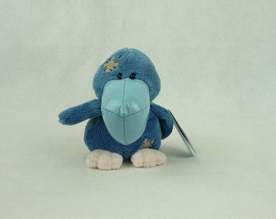 My Blue Nose Friends BeanBag blauer Vogel Pl�sch ca 12cm Sue-Shee Pelikan Nr 53