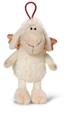 Nici 39834 Be Happy Schutzengel-Schaf mit Schlaufe Loop 15cm Sheep Guardian