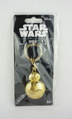 Star Wars BB-8 vergoldeter Schl�sselanh„nger aus Metall ca 5,5cm Joy Toy