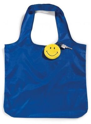 Nici 41533 Smiley Schl�sselanh„nger 8cm mit integrierter Shopping Bag Einkaufsta