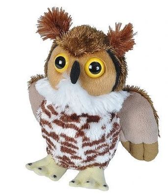 Wild Republic 19461 Hugïems Great Horned Owl Virginia-Uhu ca 20cm Pl�sch