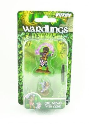 WizKids Wardlings Miniaturfiguren: Girl Wizard & Genie WKA73323