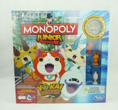 Yo-Kai Watch Monopoly Junior Hasbro Gaming B6494 Brettspiel Kinderspiel