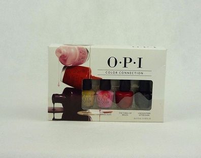 OPI Color Connection Nagellack-Set Mini Nail Laquers 4x 3,75ml