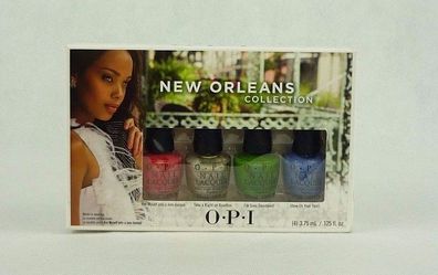 OPI New Orleans Collect. Nagellack-Set Jambalayettes Mini Nail Laquers 4x3,75ml