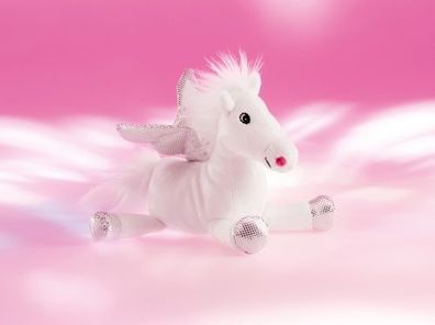 Schaffer 5535 weiáer Pegasus Fantasy XL 75cm Pl?sch Kuscheltier Schlenker