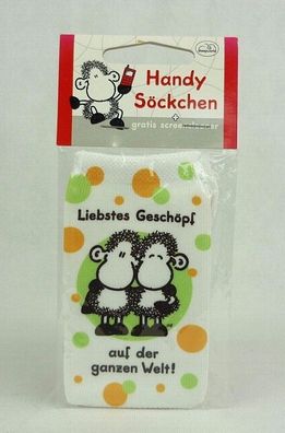 Sheepworld Handys”ckchen Handysocke Schutzh?lle 41809 "Liebstes Gesch”pf"