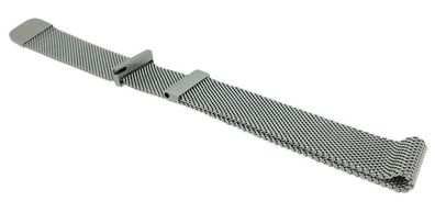 Herzog Milanaise Magnet > Uhrenarmband 22mm > Edelstahl silberfarben