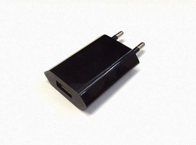 USB Lader Ladegerät Netzteil schwarz 5V 1A Handy Smartphone Tablet Navi MP3-Player