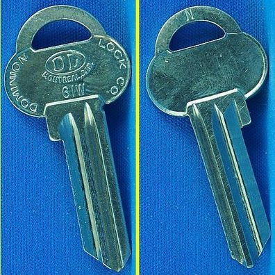 DL Schlüsselrohling 61W für Assa ohne Profilbezeichnung 11001 - 13300 / Volvo