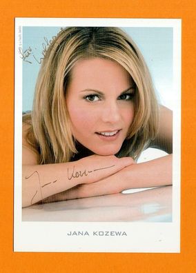 Jana Kozewa (deutsche Schauspielerin ) - persönlich signiert