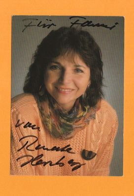 Renate Herzberg (Moderatorin - BR ) - persönlich signiert