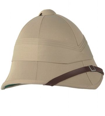 Britischer Tropenhelm Tropenhut Pith-Helmet khaki