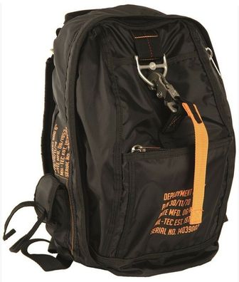 Citybag Rucksack Tasche Deployment Bag schwarz/ orange