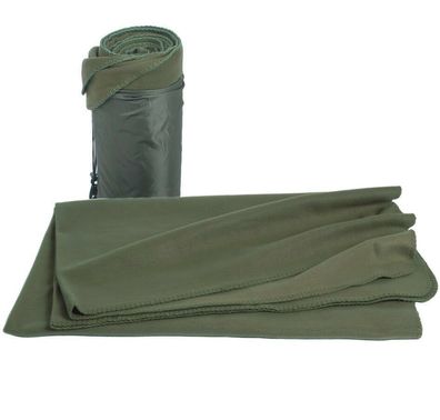 Armeedecke Poly-Fleece mit Packsack 200 x 150 cm