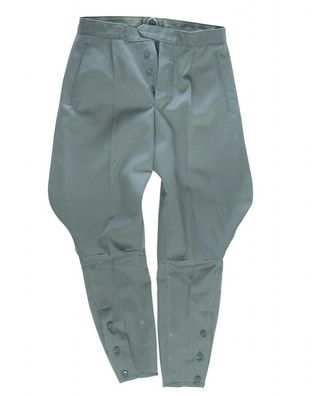 NVA Offiziershose Reithose Stiefelhose Breeches grau neuwertig Größe K48