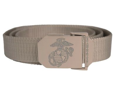 USMC Hosengürtel Textilgürtel Marinegürtel Armeegürtel 30 mm khaki