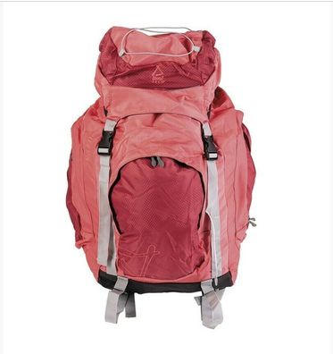 Scout Tech Trekking Rucksack Akela Backpack mit Raincover 70 Liter pink