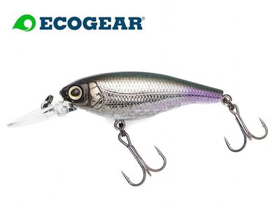 Ecogear SX 48 F Silver Shad Twitchbait Japanwobbler Barsch Hecht Zander Forelle