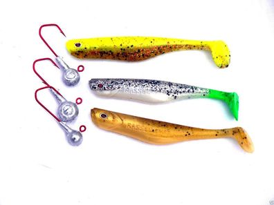 Jig & Stinger Zander Stint Hecht Quantum Smelt Shad Farbe Roach in 13 cm incl 
