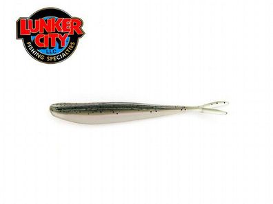 2,5" Fin-S Fish von Lunker City 6 cm 20 Stk V-Tail Shad Barsch Zander Rainbow Tr