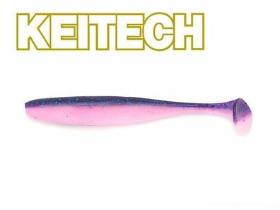 3"KEITECH Easy Shiner Lee La Bubblegum Barsch Zander Softbait Japanbait Stint