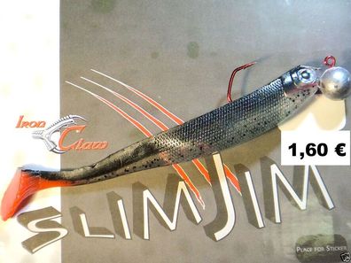 Slim Jim13 cm incl VMC-Jig 3/0 18g Gummifisch ZanderShad Hecht