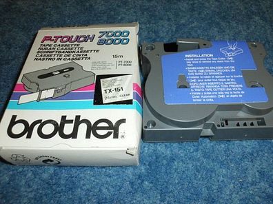 2 brother P-Touch 7000/8000 - Schriftbandkassette