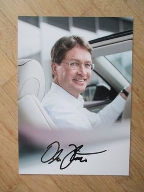 Daimler Chef Ola Källenius - handsigniertes Autogramm!!!