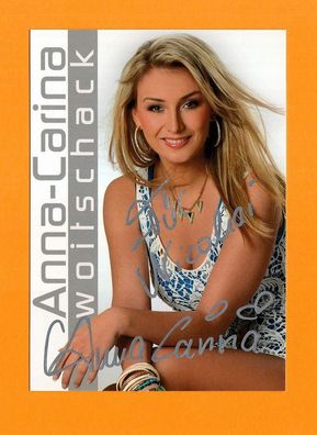 Anna Carina Woitschack ( deutsche Sängerin) - persönlich signiert (3)