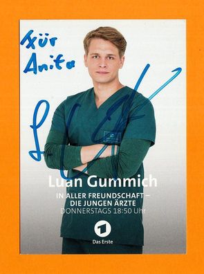 Luan Gummich ( Die jungen Ärzte ) persönlich signiert