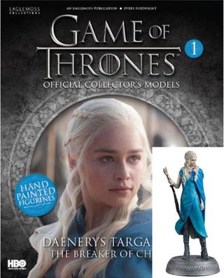 Game Of Thrones GOT Official Collectors Model #1 Daenerys Targaryen Figurin Eaglemoss