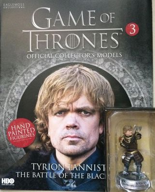 Game Of Thrones GOT Official Collectors Models #7 Tyrion Lennister Figurine Eaglemoss